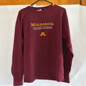Champion Minnesota Golden Gophers Maroon Crewneck with Gold Logo